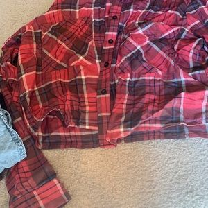 Cropped flannel